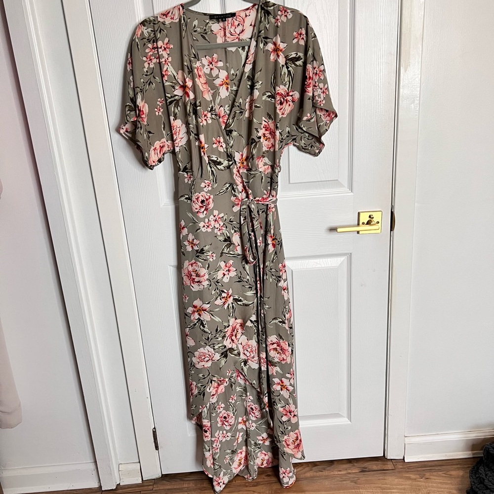 Floral Wrap Dress